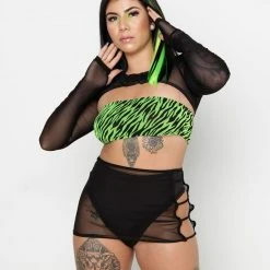 One By One Apparel Bad Lil Bish Cut Out Mini Skirt 12 One By One Apparel Bad Lil Bish Cut Out Mini Skirt
